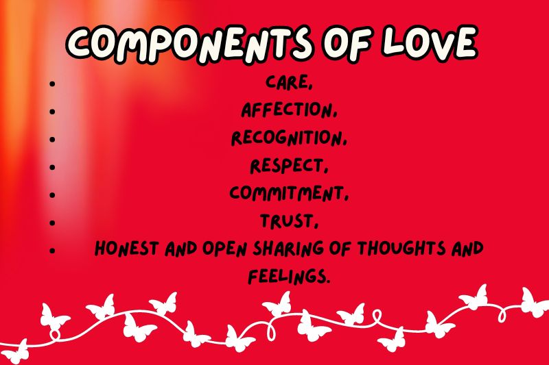 What are the components of love